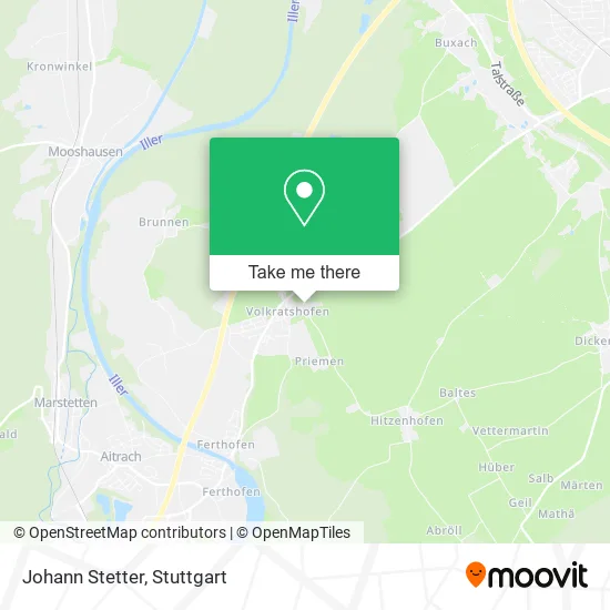 Карта Johann Stetter