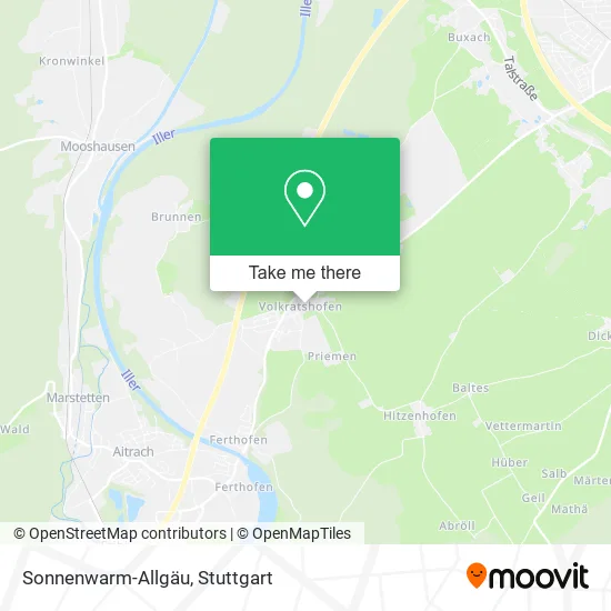 Карта Sonnenwarm-Allgäu