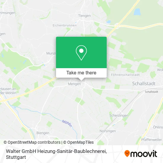 Карта Walter GmbH Heizung-Sanitär-Baublechnerei
