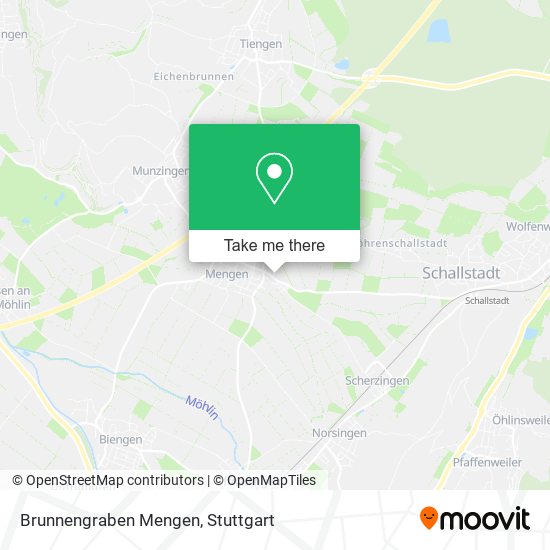 Brunnengraben Mengen map