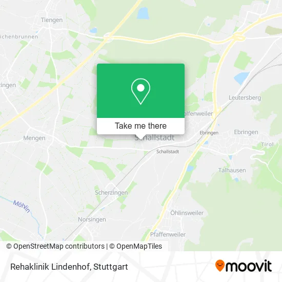 Карта Rehaklinik Lindenhof