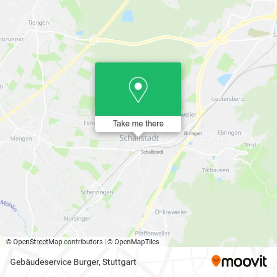 Карта Gebäudeservice Burger