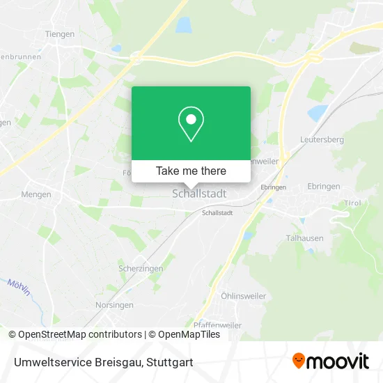 Карта Umweltservice Breisgau