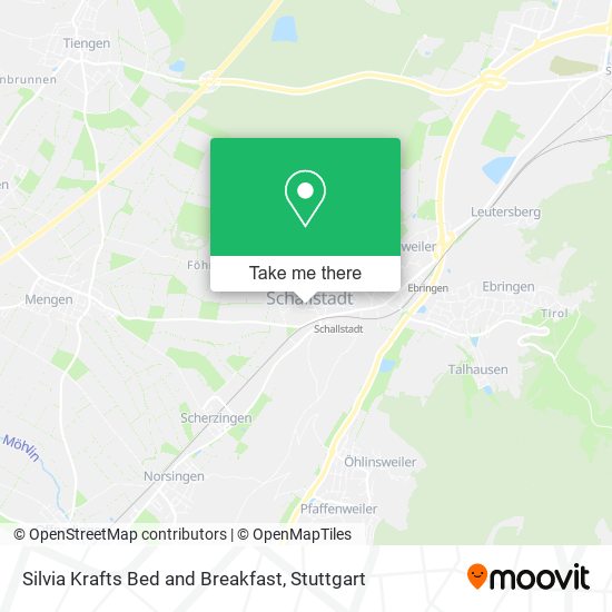 Silvia Krafts Bed and Breakfast map