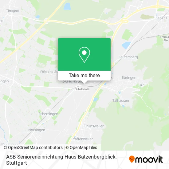 Карта ASB Senioreneinrichtung Haus Batzenbergblick
