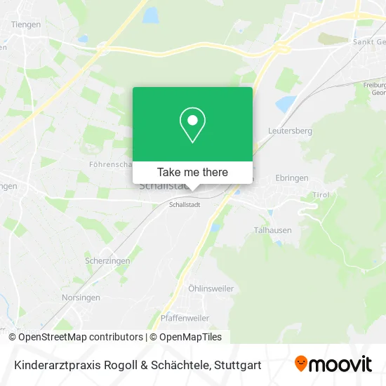 Карта Kinderarztpraxis Rogoll & Schächtele