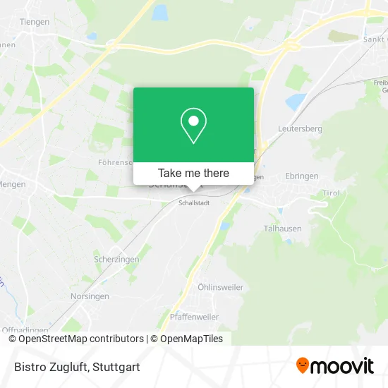 Карта Bistro Zugluft