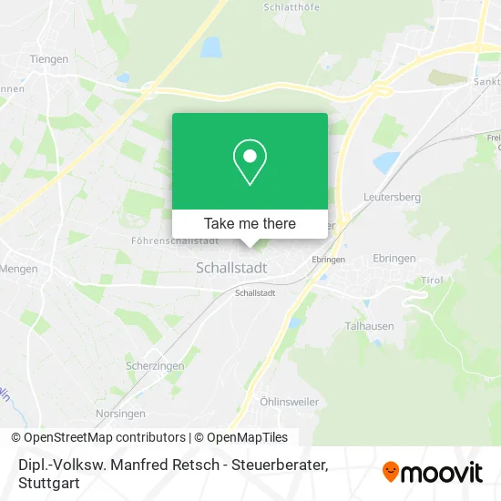 Карта Dipl.-Volksw. Manfred Retsch - Steuerberater