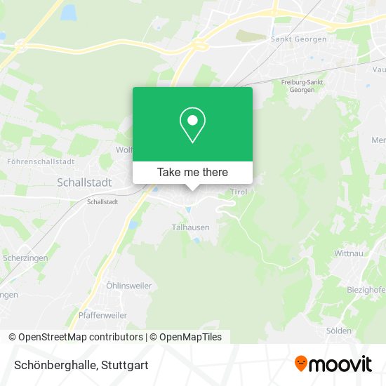 Schönberghalle map