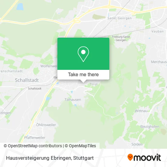 Карта Hausversteigerung Ebringen