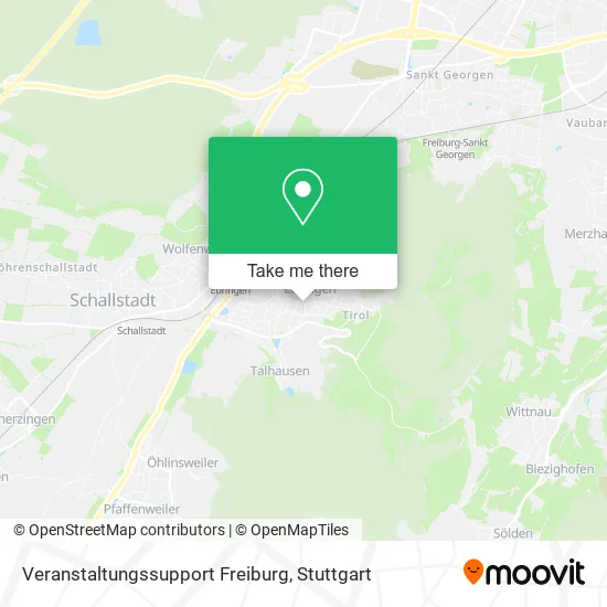 Карта Veranstaltungssupport Freiburg