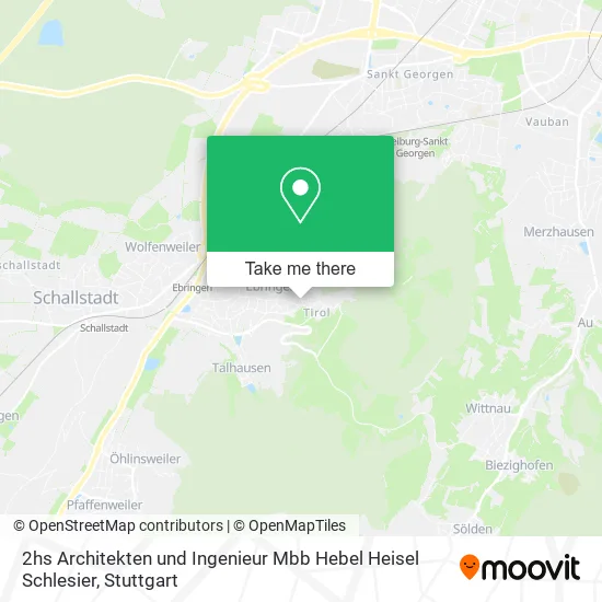 Карта 2hs Architekten und Ingenieur Mbb Hebel Heisel Schlesier