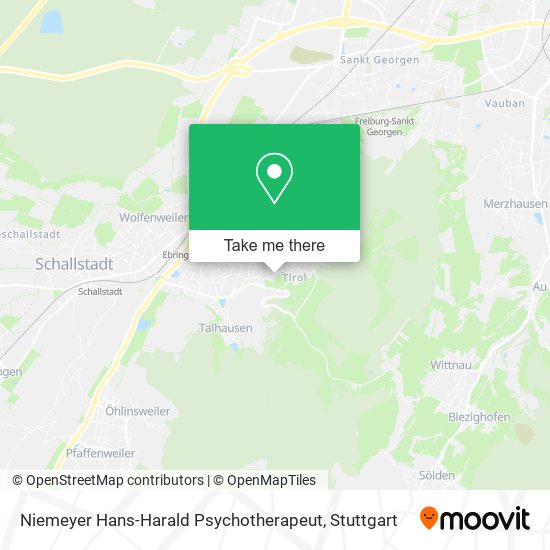 Niemeyer Hans-Harald Psychotherapeut map