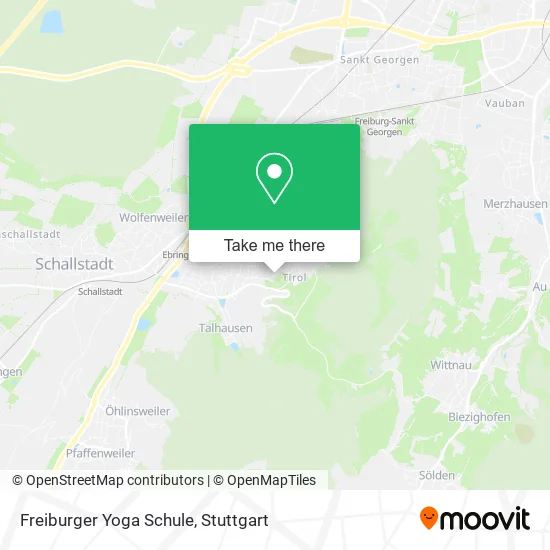 Карта Freiburger Yoga Schule