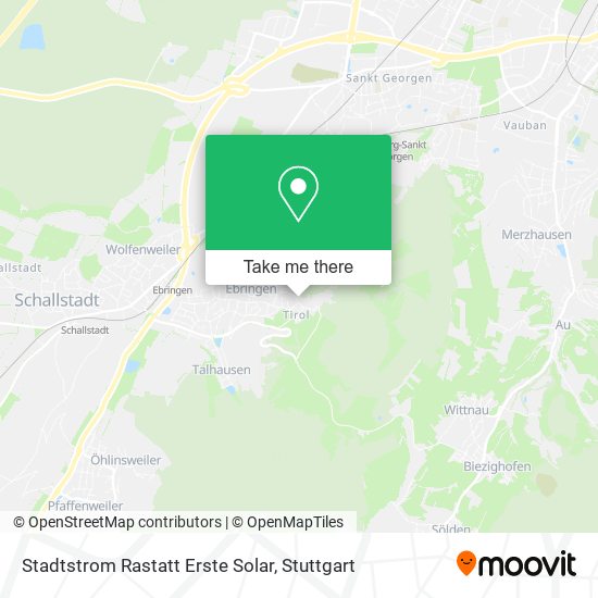 Stadtstrom Rastatt Erste Solar map