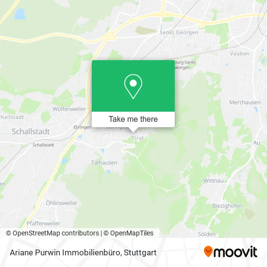 Карта Ariane Purwin Immobilienbüro