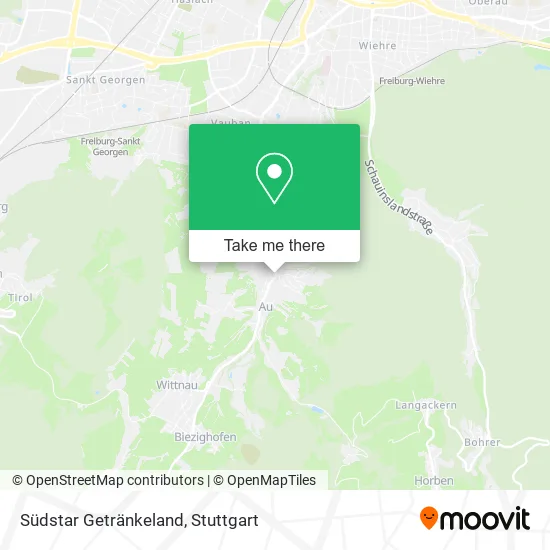 Карта Südstar Getränkeland