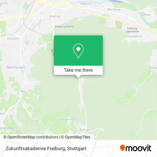 Карта Zukunftsakademie Freiburg