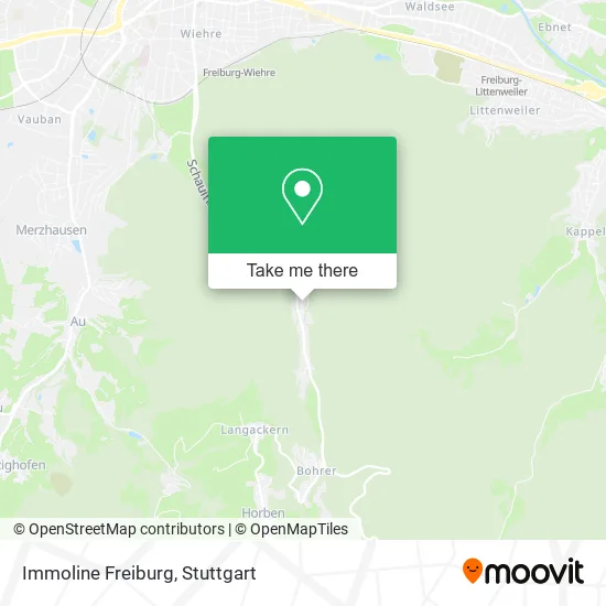 Карта Immoline Freiburg