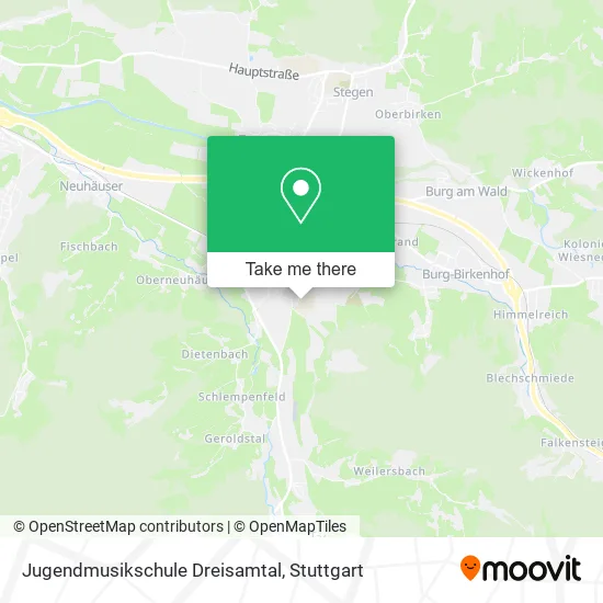 Карта Jugendmusikschule Dreisamtal