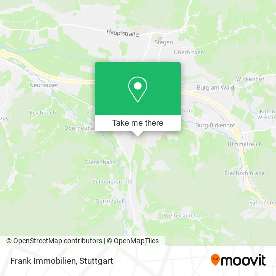 Карта Frank Immobilien