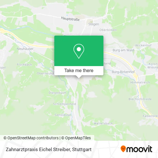 Карта Zahnarztpraxis Eichel Streiber