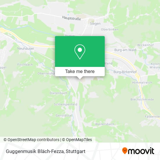 Guggenmusik Bläch-Fezza map