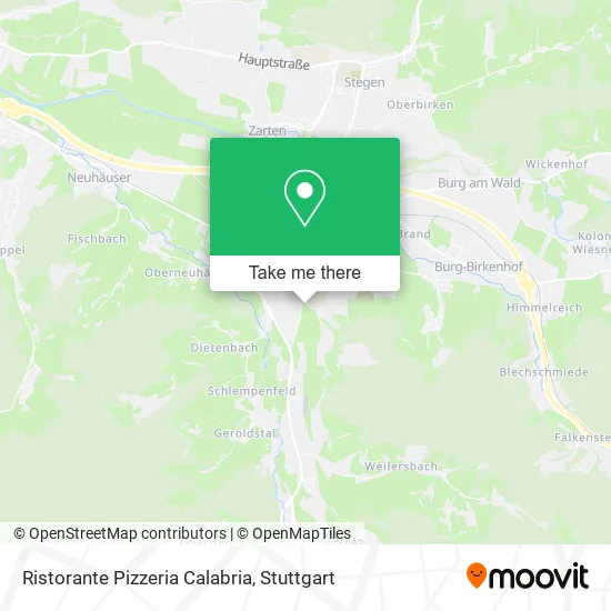Карта Ristorante Pizzeria Calabria