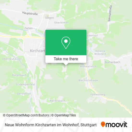 Карта Neue Wohnform Kirchzarten im Wohnhof