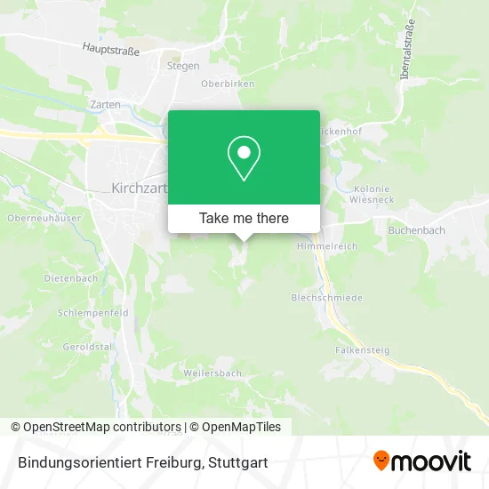 Карта Bindungsorientiert Freiburg