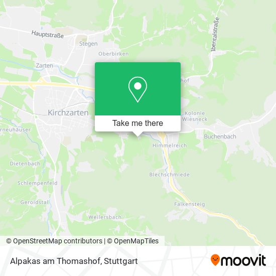 Карта Alpakas am Thomashof