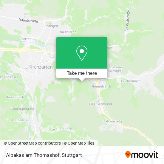 Карта Alpakas am Thomashof