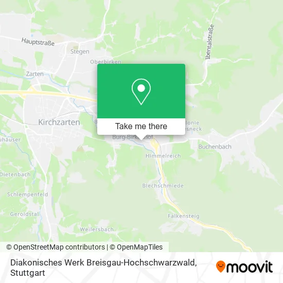 Карта Diakonisches Werk Breisgau-Hochschwarzwald