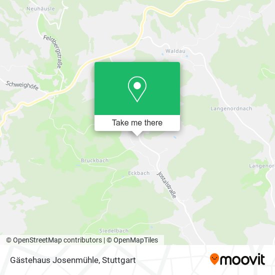 Gästehaus Josenmühle map