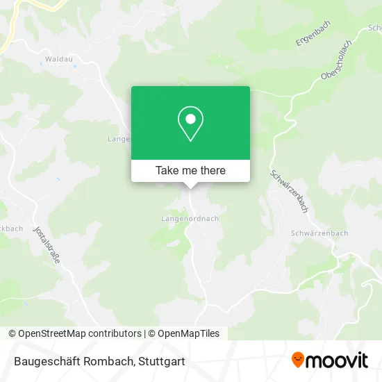 Карта Baugeschäft Rombach