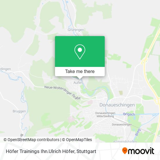 Höfer Trainings Ihn.Ulrich Höfer map