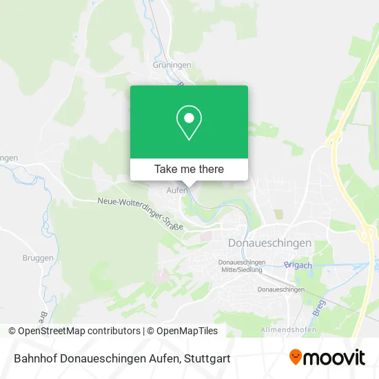 Карта Bahnhof Donaueschingen Aufen
