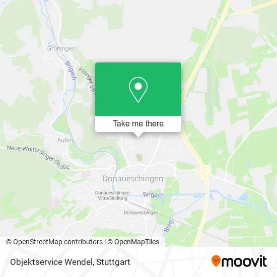 Objektservice Wendel map
