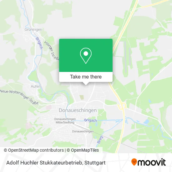 Карта Adolf Huchler Stukkateurbetrieb
