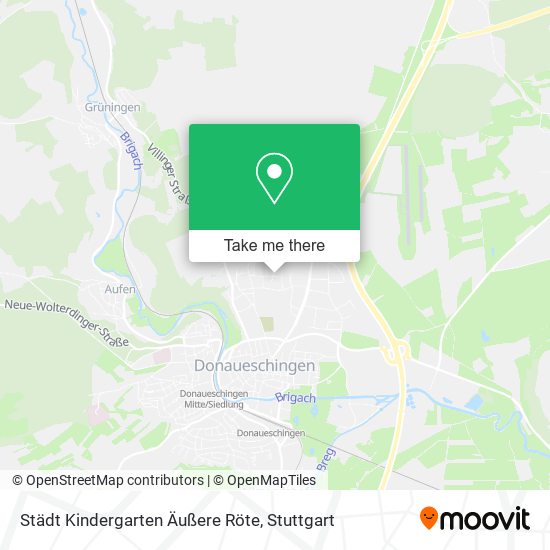 Städt Kindergarten Äußere Röte map