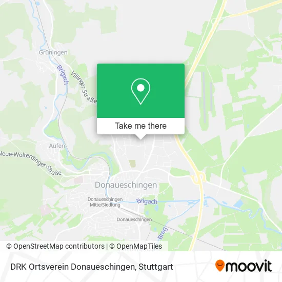 Карта DRK Ortsverein Donaueschingen