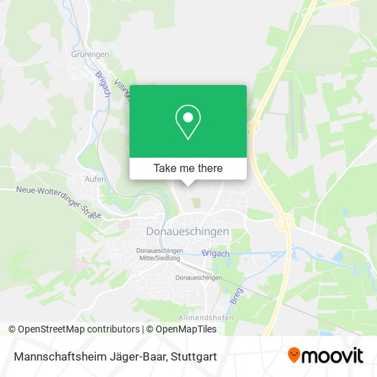 Mannschaftsheim Jäger-Baar map