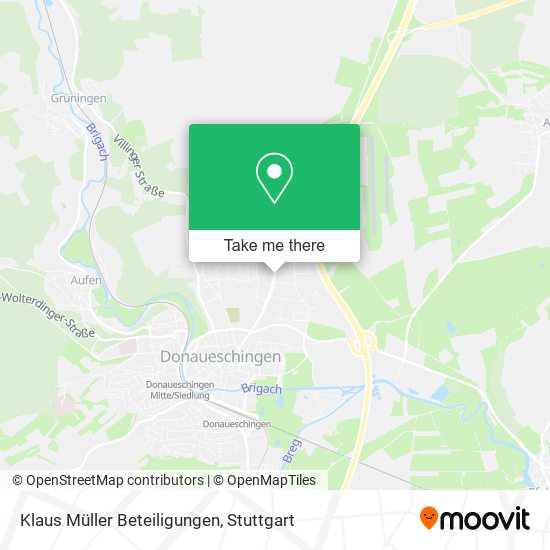 Klaus Müller Beteiligungen map