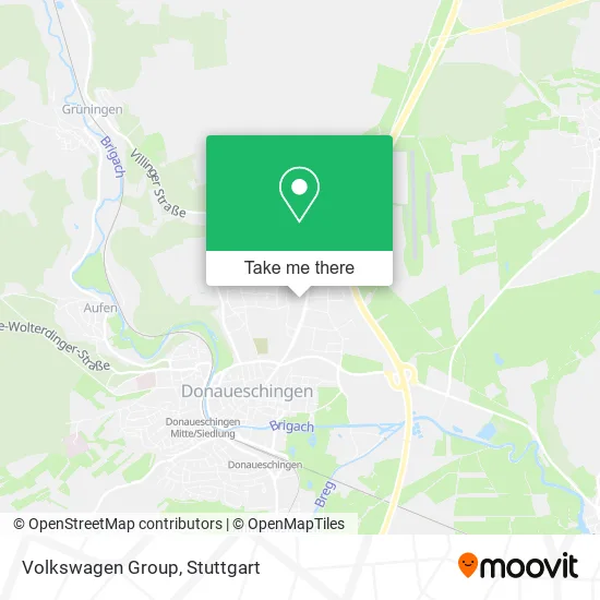 Карта Volkswagen Group