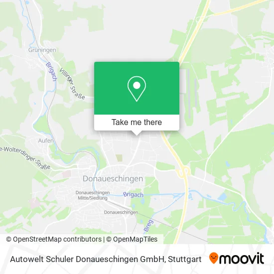 Карта Autowelt Schuler Donaueschingen GmbH