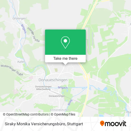 Карта Siraky Monika Versicherungsbüro