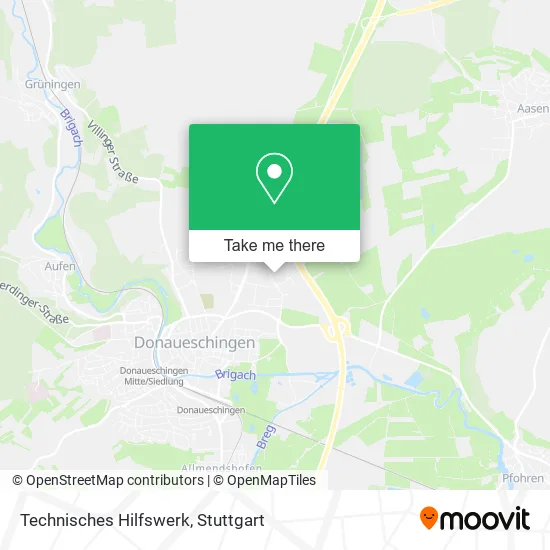 Карта Technisches Hilfswerk