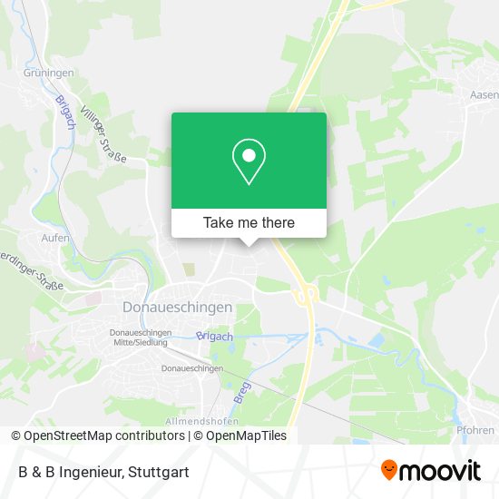 Карта B & B Ingenieur