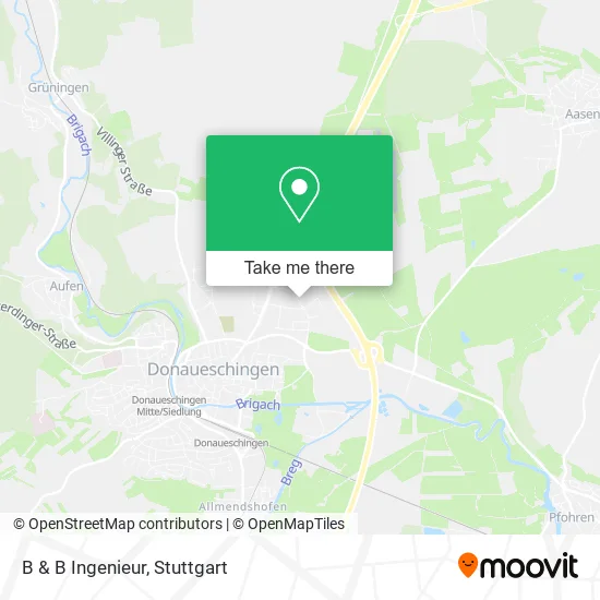 Карта B & B Ingenieur