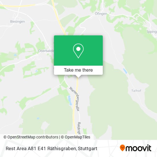 Rest Area A81 E41 Räthisgraben map